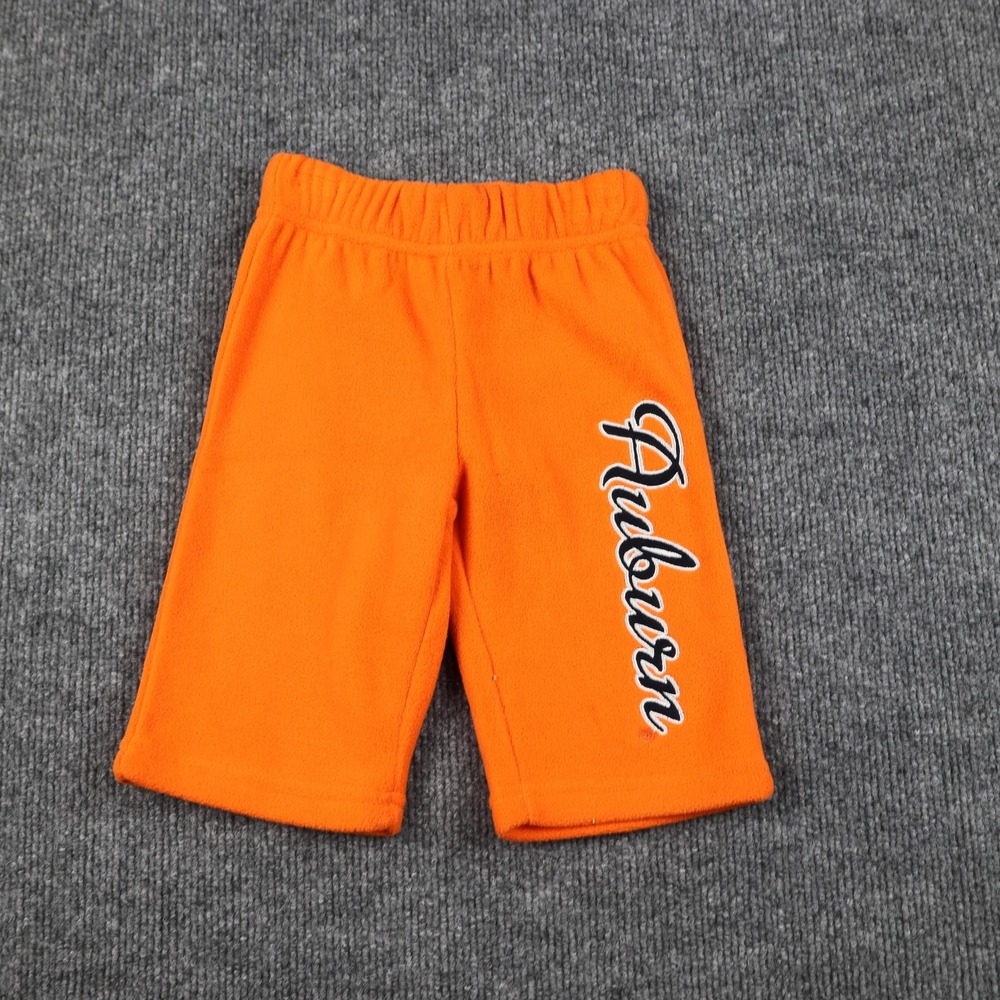 Auburn Tigers Shorts Infant 6-12 Months Orange NCAA Football‎ Kids Fleece Soft